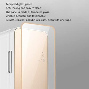 Mini Frigo 8L per bevande e cosmetici, ideale per auto e camere, con funzionalità di raffreddamento e riscaldamento