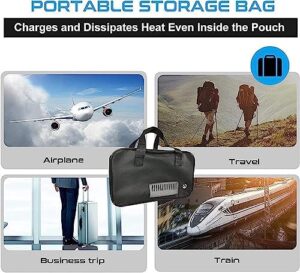 Mini frigorifero XINGLUOY per farmaci con schermo LCD e batterie ricaricabili, perfetto per viaggi e uso in auto
