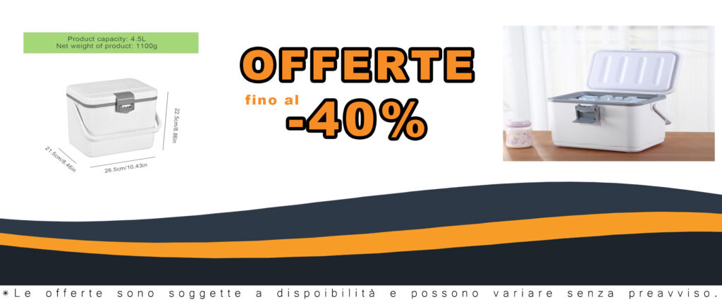 JUCHRZEY Frigorifero per auto da campeggio bianco con maniglia, scatola isolante per barbecue e conservazione del calore
