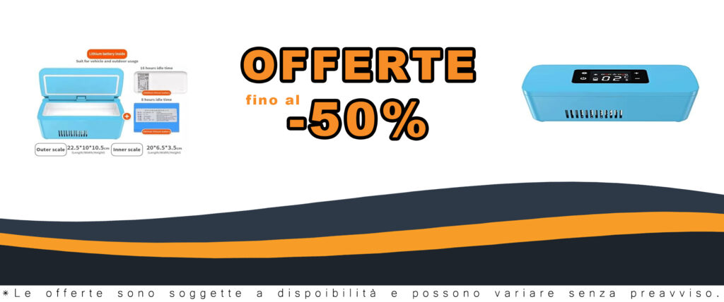 SOFTTO Mini Frigorifero Portatile Klein Blue per insulina e custodia da viaggio