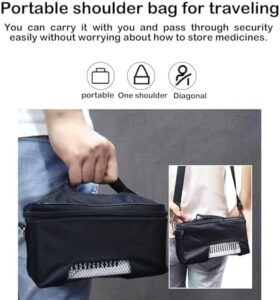 Custodia da viaggio per insulina, mini frigorifero portatile ricaricabile via USB per medicinali