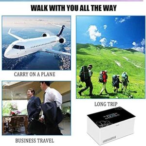 ZWJABYY Insulina Frigo Portatile, ideale per conservare l'insulina e altri farmaci durante i viaggi, con display LED e ricarica USB.