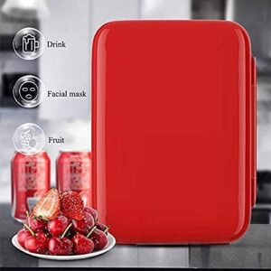 ZLM Piccolo Frigorifero per Auto, Mini Frigorifero Rosso da 10L per la conservazione del latte e refrigerazione domestica