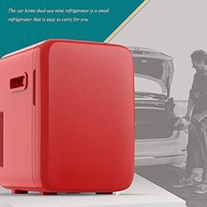 ZLM Piccolo Frigorifero per Auto, Mini Frigorifero Rosso da 10L per la conservazione del latte e refrigerazione domestica