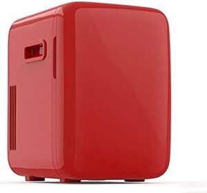 ZLM Piccolo Frigorifero per Auto in rosso, 10 litri, ideale per refrigerare latte e snack durante i viaggi o a casa