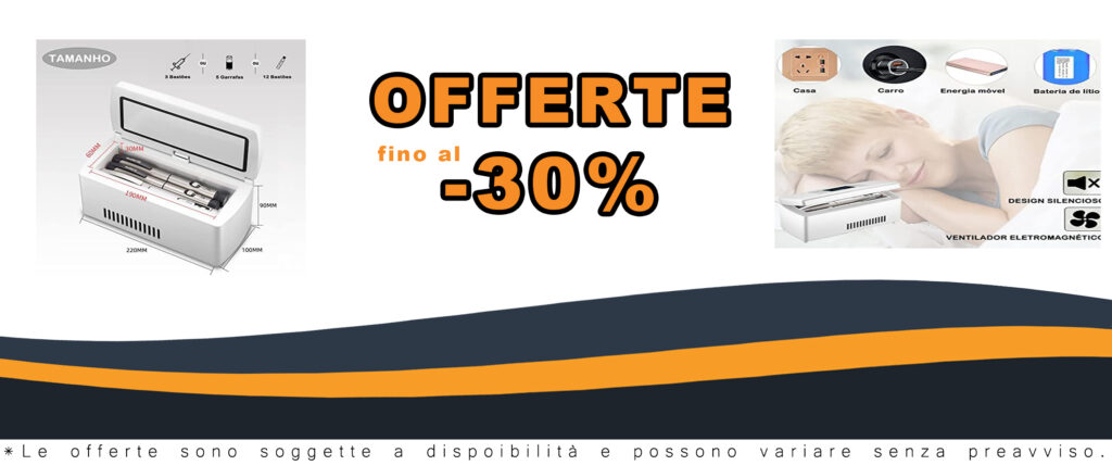 VducK Piccolo Frigorifero per Insulina, mini frigorifero portatile per medicinali, refrigerato a LED