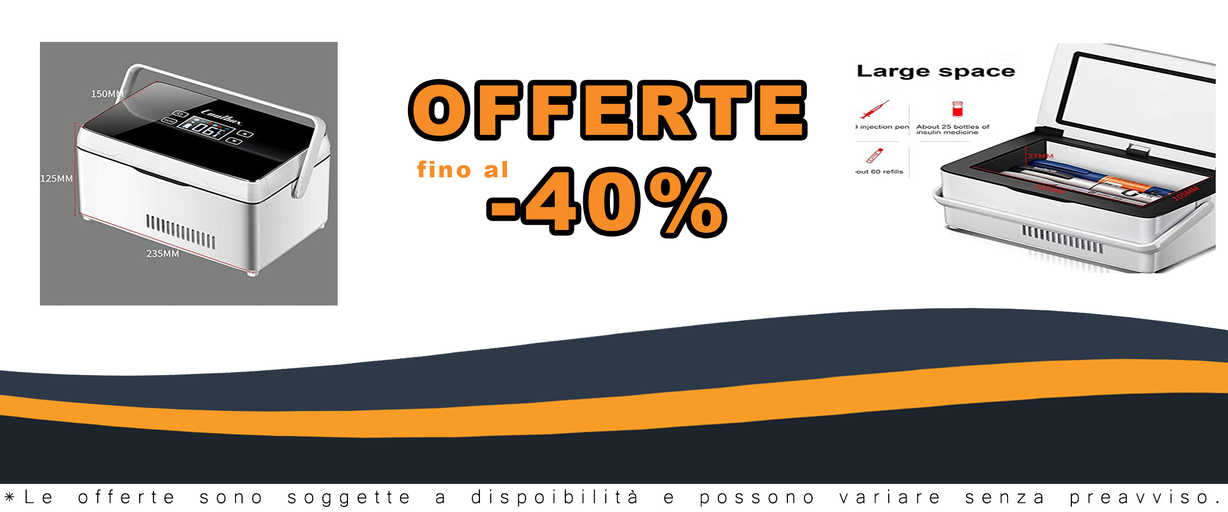 Portatile dispositivo di raffreddamento per insulina e farmaci, ideale per viaggi e uso in auto.
