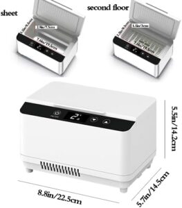 Frigorifero portatile JJoias per medicinali, ideale per viaggi in auto e conservazione sicura dei farmaci con display a LED e sistema di allarme.