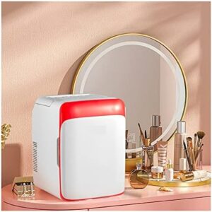 Mini frigorifero per auto da 10L/15L, ideale per conservare bevande, alimenti e cosmetici, con funzionalità di raffreddamento e riscaldamento.