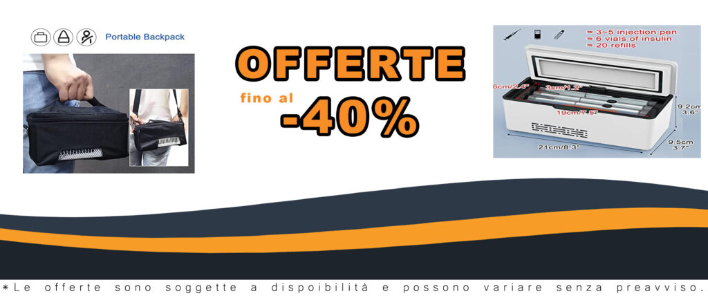 Portatile per Insulina Scatola Refrigerata 2-8 °C con Custodia per Penna e Zaino