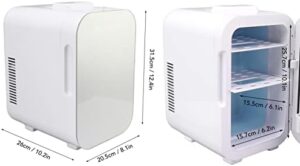 Mini frigorifero portatile compatto da 8 litri, multifunzionale per raffreddamento e riscaldamento, ideale per viaggi e uso domestico