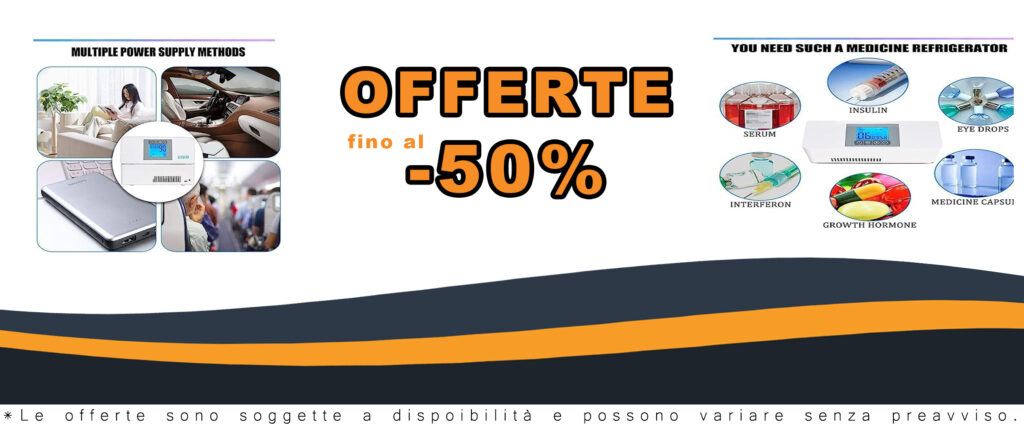 Frigorifero portatile LUCEAE per insulina, 2-8°C, ideale per viaggi e campeggio
