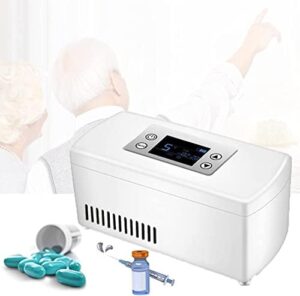 Frigorifero per insulina HSRG con controllo della temperatura da 2°C a 8°C, display LCD HD e grande capacità.