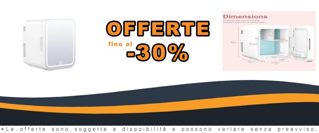 POCDOKYZ Mini Frigorifero per Bellezza e Cura della Pelle con specchio, ideale per uso in auto e a casa