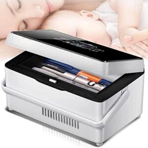 GNbow Mini Frigorifero per Insulina con Display a LED e Temperatura Regolabile, Frigo Portatile