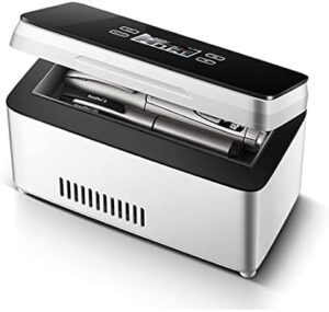 Mini frigorifero USB portatile per insulina e siero, perfetto per auto e viaggi.