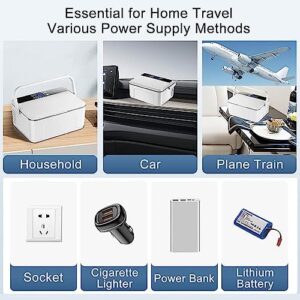 Frigorifero portatile per insulina, ideale per viaggi, con doppia batteria e temperatura controllata 2~8°C
