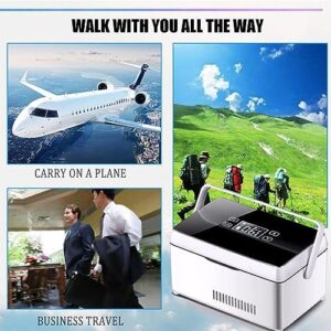 PixCy Mini Congelatore, frigorifero portatile per insulina con display a LED, ideale per viaggi