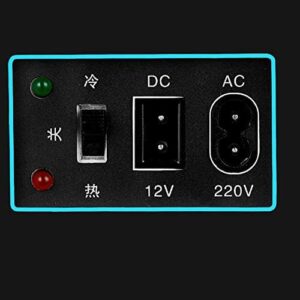 TOYOCC Mini Frigorifero Blu 6L con doppia tensione 12V/220V, ideale per auto, casa e ufficio  