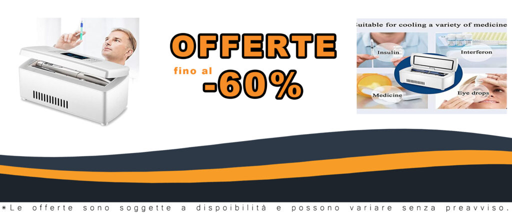 Frigorifero portatile IXART per insulina e farmaci, temperatura 0-18°C, ideale per viaggi