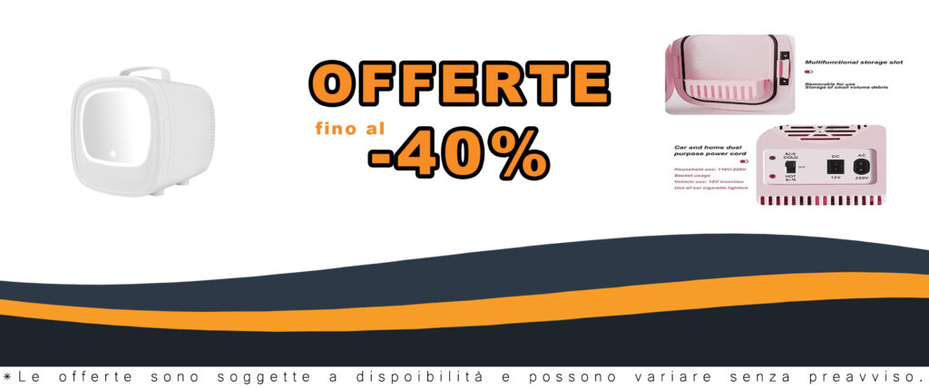 6L Mini Frigorifero Portatile di Bellezza MoreChioce con Specchio LED e Funzione di Raffreddamento e Riscaldamento