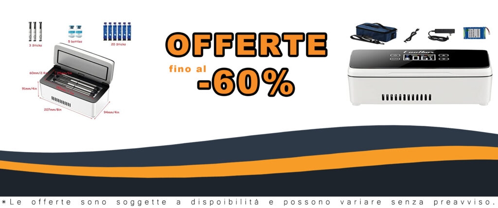 TOYOCC custodia da viaggio per medicina compatta, frigorifero portatile per insulina con batteria ricaricabile e temperatura controllata 2-8 ℃