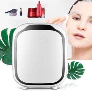 Mini Frigo per Cosmetici 6L rosa, compatto e versatile per mantenere i cosmetici freschi o riscaldati.