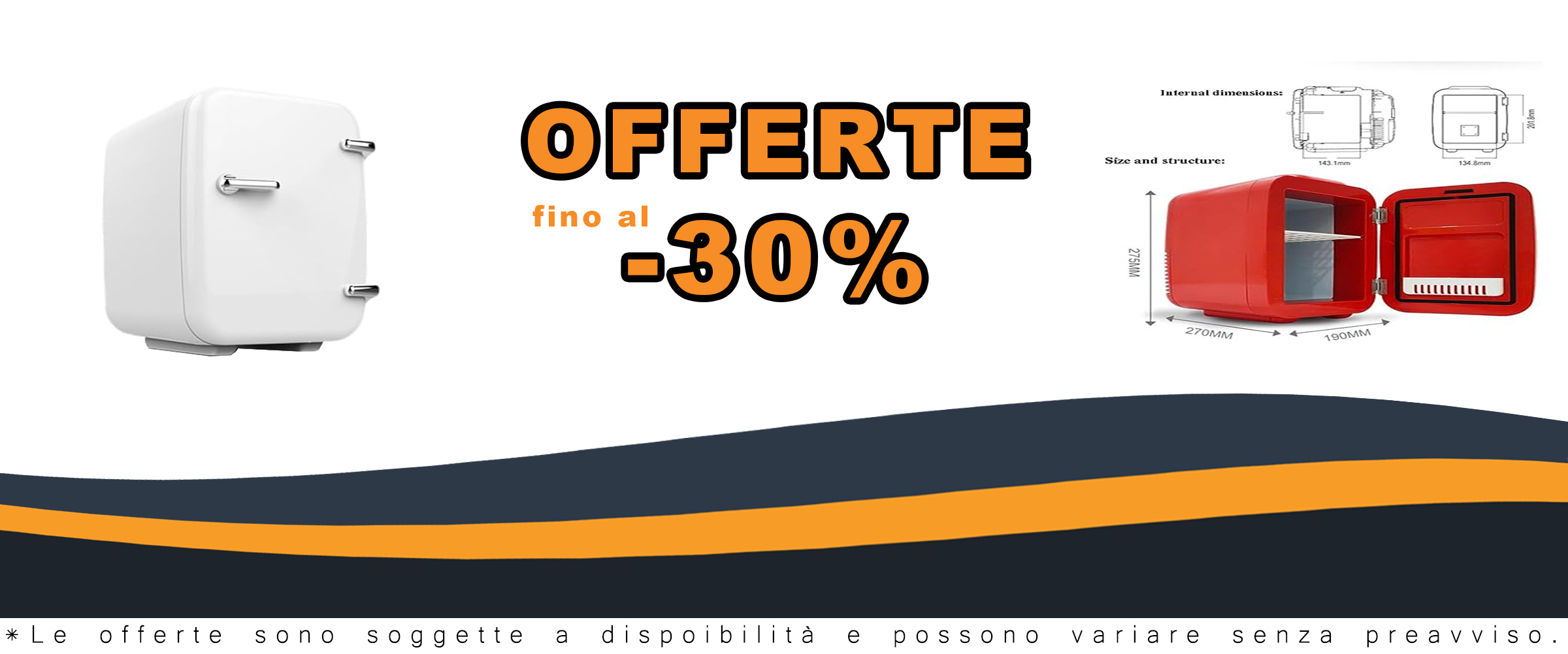 Mini frigorifero da 4 litri, adatto per auto, casa e spazi esterni, colore bianco
