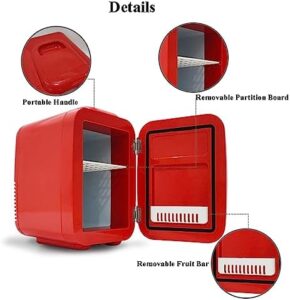 Mini frigorifero portatile da 4 litri, perfetto per auto e uso domestico, compatto e silenzioso