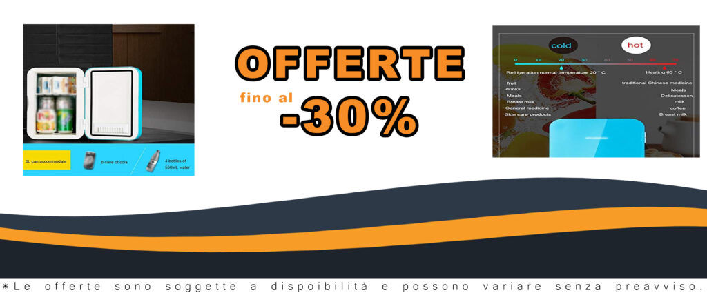 TOYOCC Mini Frigorifero Blu 12V/220V, compatto e portatile, ideale per casa, auto e ufficio