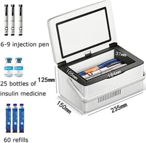Mini frigorifero medicina per la conservazione sicura di farmaci e prodotti sensibili alla temperatura