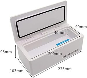FENGSSLL Frigorifero Portatile per Insulina con Display LCD e Controllo Preciso della Temperatura