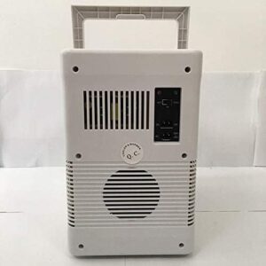 Xyanzi Mini frigorifero scaldavivande bianco 10L, radiatore e scaldino portatile per dormitori, case e automobili