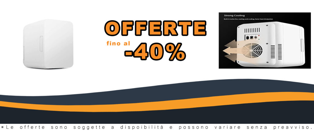Mini frigorifero 8L portatile, con funzione caldo e freddo, ideale per ufficio, auto e cosmetici