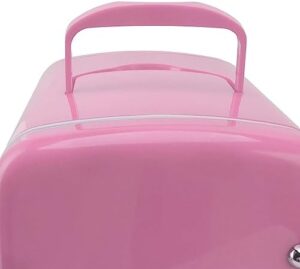 Frigorifero compatto per la cura della pelle, ideale per conservare i cosmetici a temperatura ottimale, con funzione di riscaldamento e raffreddamento.