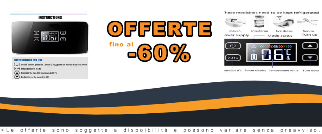 SKIHOT Mini Frigorifero per Auto Medicinale, frigorifero portatile per insulina, ideale per viaggi, casa e ufficio