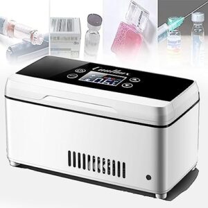 SKIHOT Refrigeratore per Insulina ultra-silenzioso, portatile, con display LED e sistema di allarme, perfetto per conservare l'insulina.