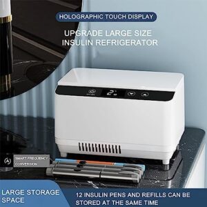 SKIHOT Refrigeratore di Medicinali, frigorifero portatile per insulina, con batteria ricaricabile e temperatura regolabile.