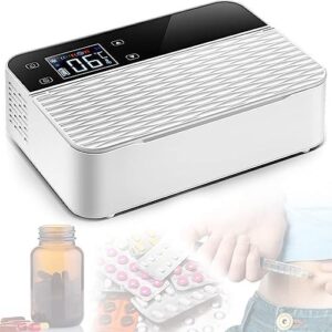 SKIHOT Frigorifero per Medicinali, dispositivo di raffreddamento per insulina e farmaci, portatile e ricaricabile, con capacità di mantenere i farmaci freschi tra 0-18 ℃ per 6 ore.