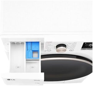 LG AI DD D4R7011TSWG Lavasciuga 11/6kg, Serie R7, Bianca, con Wi-Fi e TurboWash 360