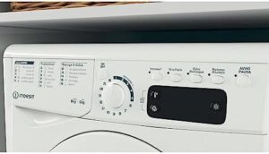 Lavasciuga Indesit EWDE 861483 W IT N, 8 kg, carica frontale, centrifuga 1400 giri