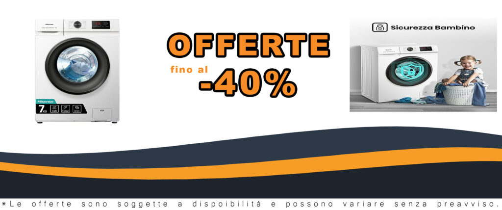 Hisense WFVB7012EM lavatrice 7 Kg con 15 programmi, vapore e display LED