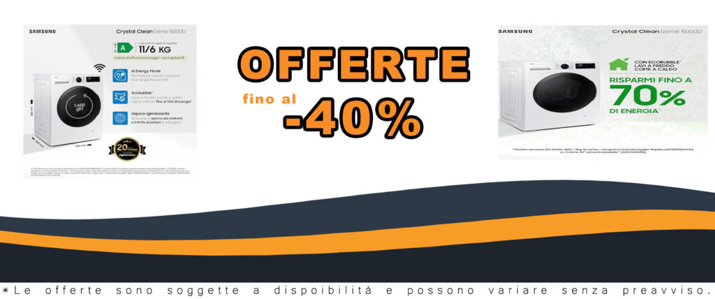 Samsung Lavasciuga Crystal WiFi WD11DG5B15BEET, con tecnologia Ecobubble e Vapore Igienizzante