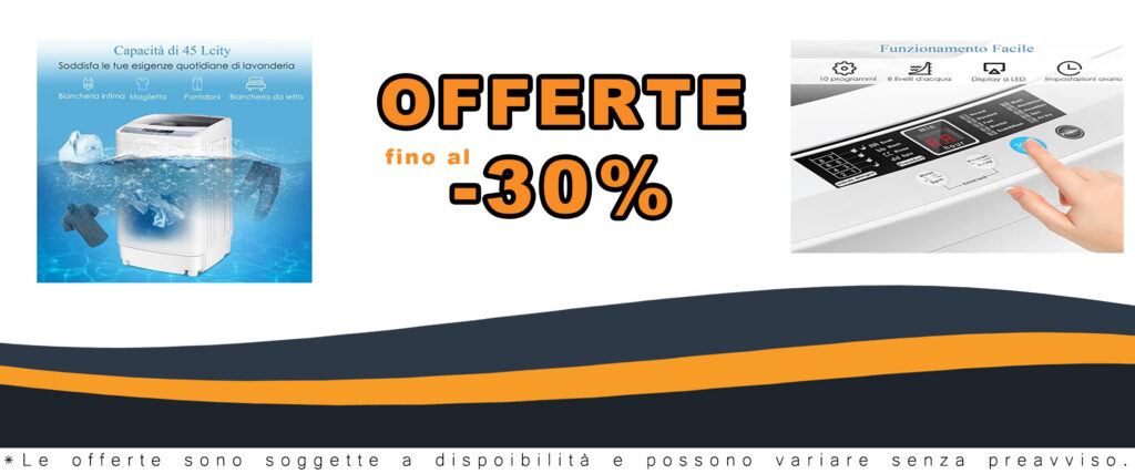 RELAX4LIFE Lavatrice Automatica con funzione di asciugatura e capacità di 5,5 kg