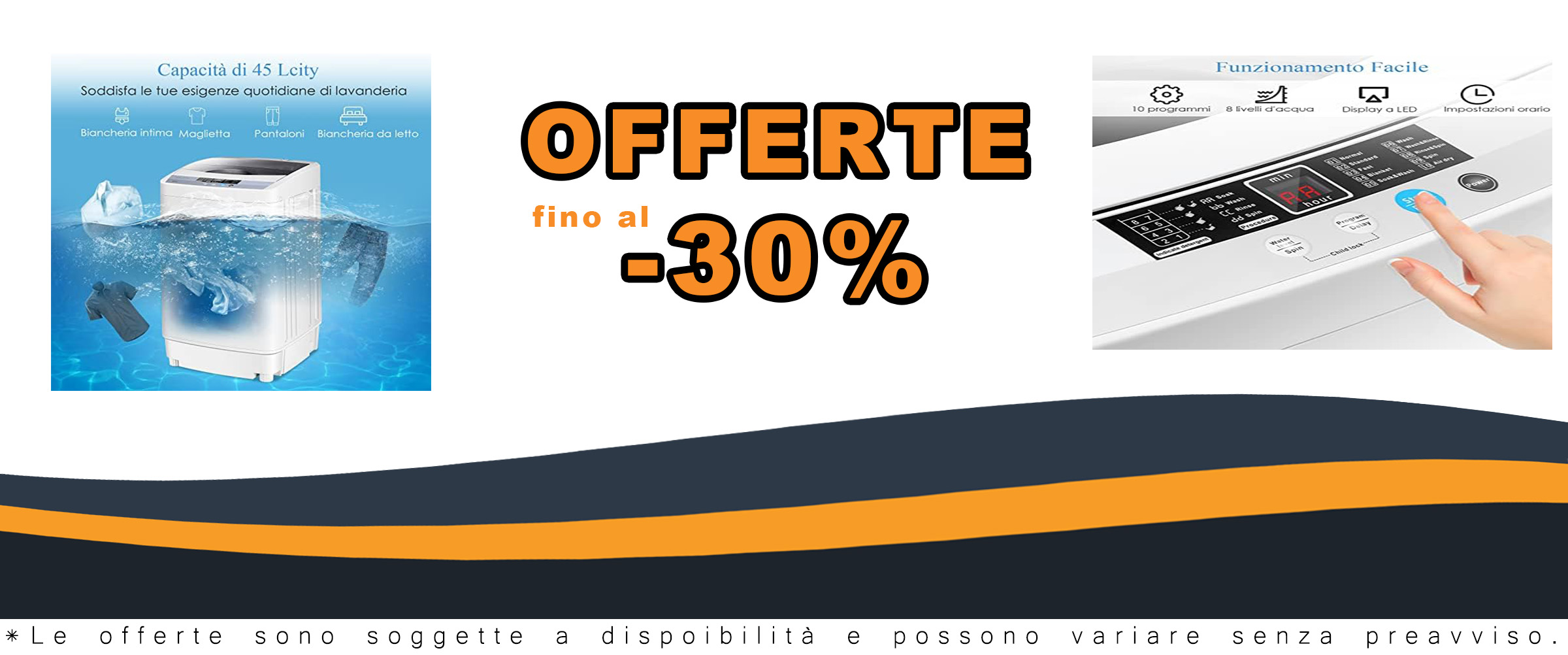 RELAX4LIFE Lavatrice Automatica con funzione di asciugatura e capacità di 5,5 kg  