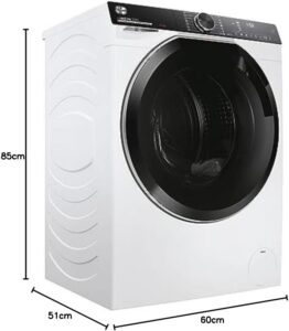 Hoover H-WASH 700 Lavatrice 10 Kg con Wi-Fi e Funzione Eco Doser, Carica Frontale