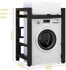 Mobile sopra lavatrice salvaspazio regolabile in altezza per bagno, cucina e balcone