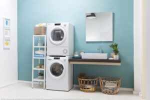 Candy Smart Pro Slim Asciugatrice 7 Kg con Pompa di Calore, design compatto e funzionalità Wi-Fi