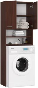 Testo alternativo per l'immagine in evidenza: Armadietto per lavatrice BDW Venga, mobiletto da bagno elegante e pratico