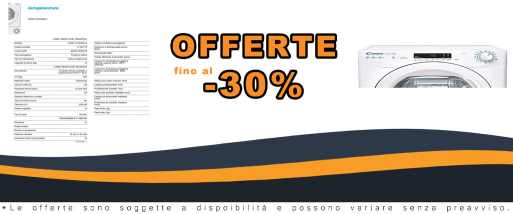 Candy Smart Pro Asciugatrice 10 Kg a Pompa di Calore, con Wi-Fi e Classe A++, vista frontale